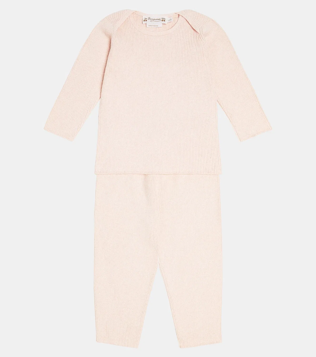 Комплект из кофты и штанов Baby Fili Bonpoint, розовый — фото 2