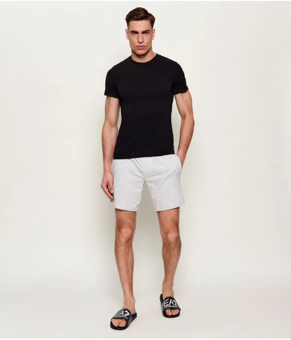 Мужской комплект футболок 2 штуки Slim Fit Polo Ralph Lauren, черный — фото 2