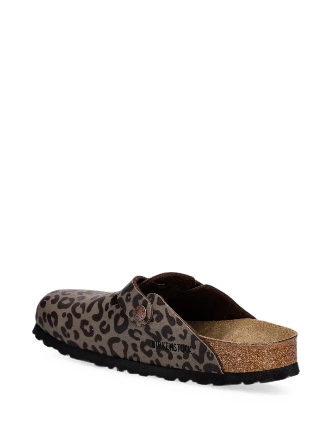 Сандалии с леопардовым принтом Birkenstock Kids, коричневый — фото 3