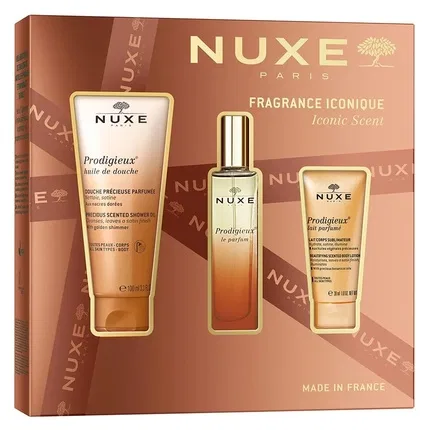 Набор парфюмерный Nuxe Iconic Scent Prodigieux, 30 мл + 100 мл + 30 мл