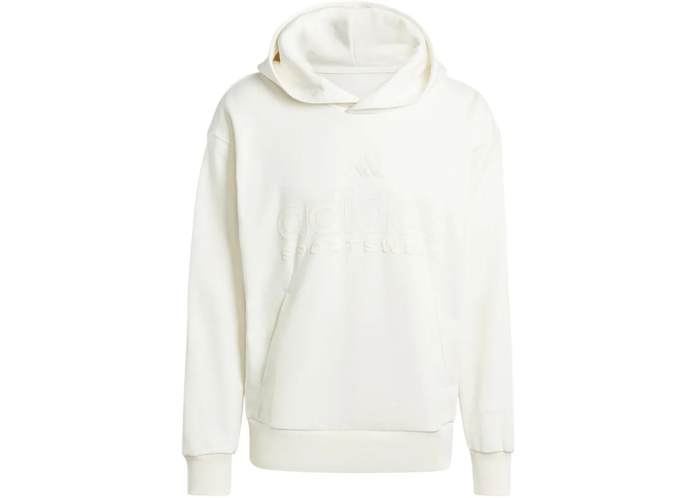 Мужской худи с флисом с принтом All Szn Fleece Graphic Hoodie Adidas, Off White