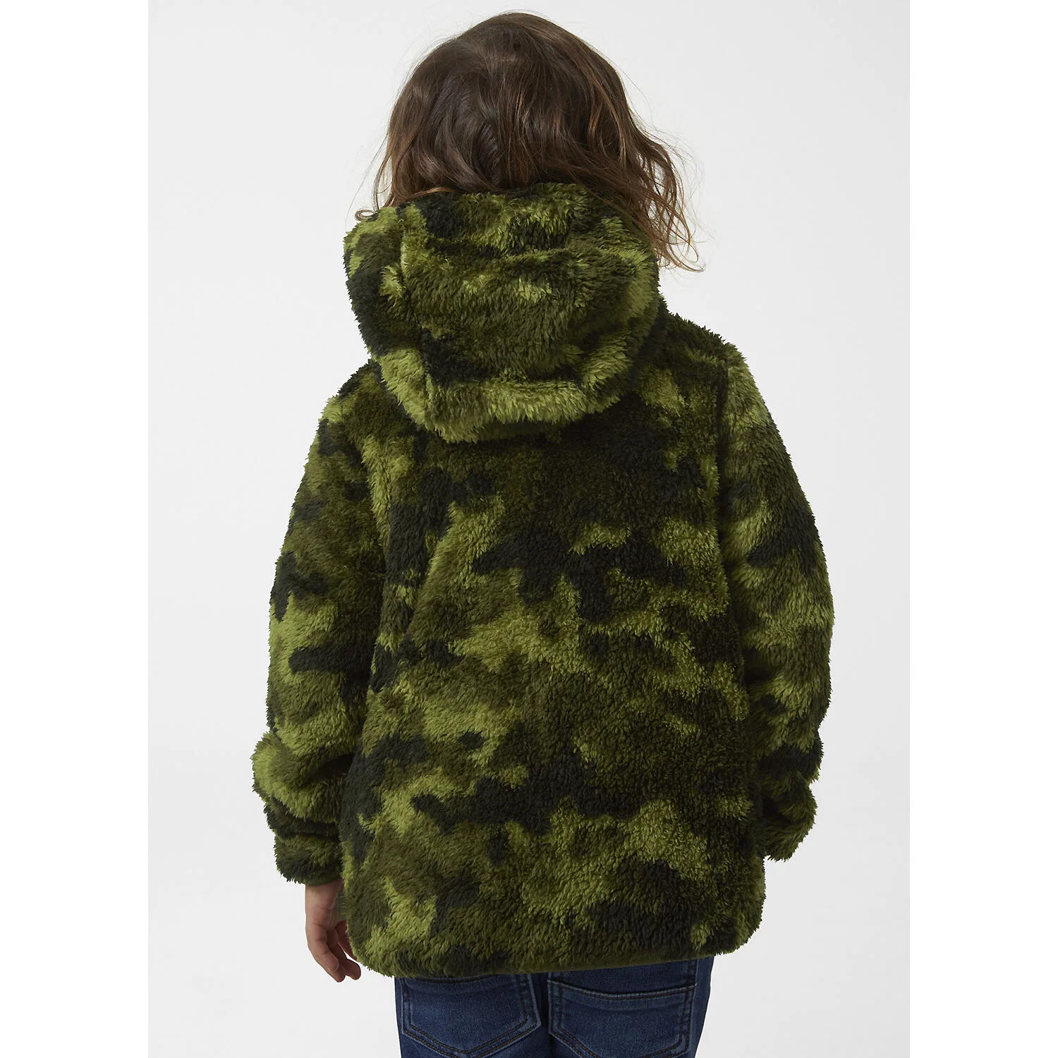 Детская куртка-трансформер с принтом Champ Reversible Jacket Helly Hansen, Grun Schwarz — фото 3