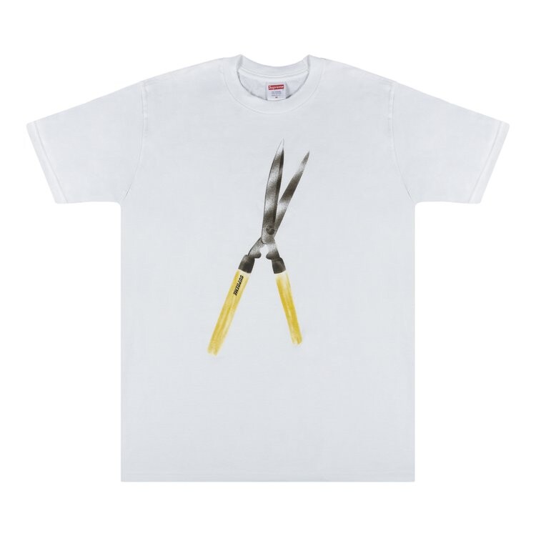 

Футболка Supreme Shears T-Shirt 'White', белый