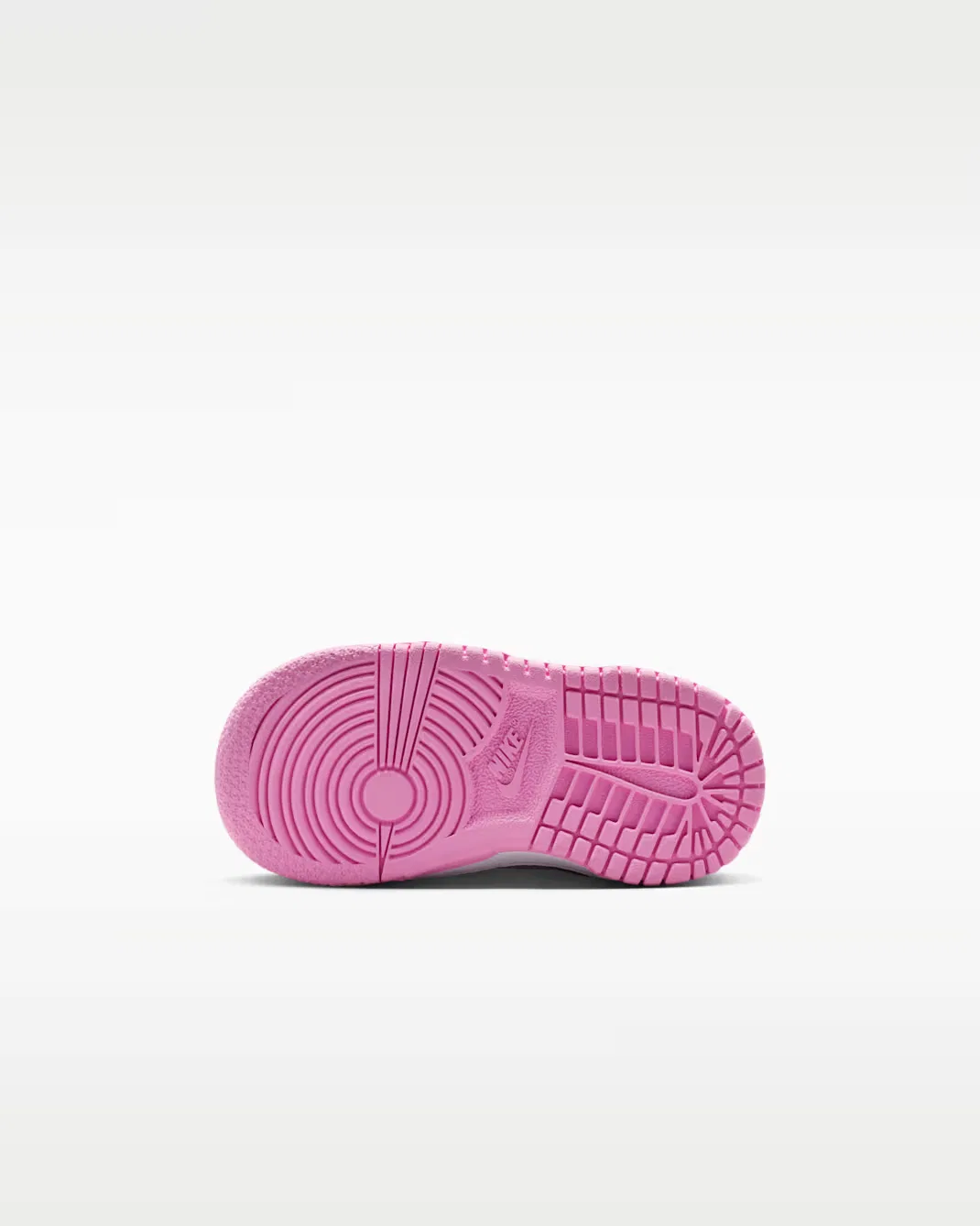 Детская/подростковая обувь Nike Dunk Low, White/White/White/Pink Rise — фото 2