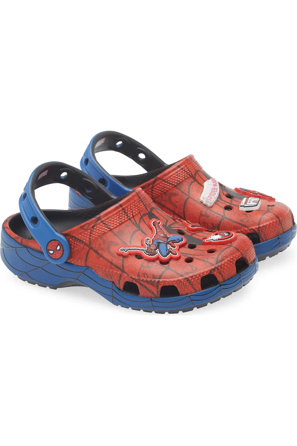 Детские сабо с героем Spiderman Classic Clog CROCS, Red Multi