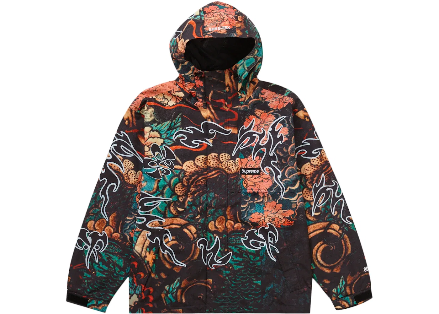 Мужская куртка GORE-TEX с принтом Supreme Sacred Heart Supreme, Multicolor