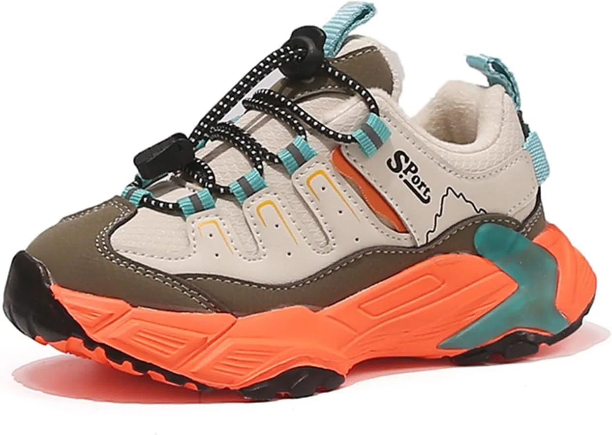 Детские кроссовки для девочек с принтом Mesh Breathable Sports Sneakers, Green — фото 4