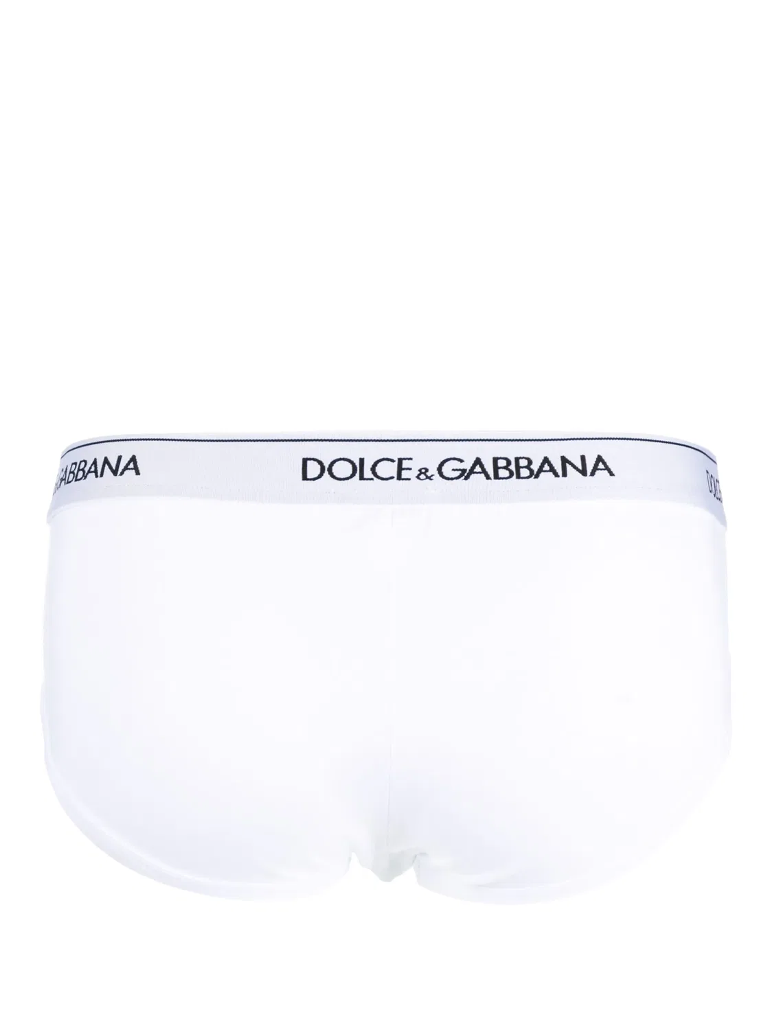 Набор трусов‑брефов с логотипом Dolce & Gabbana, белый — фото 3