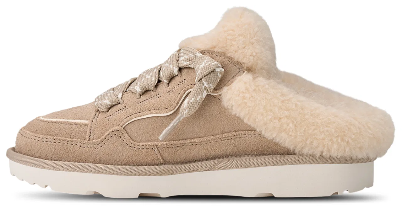 Детские мюли UGG Lowmel Mule, Grey/Moonlight — фото 2
