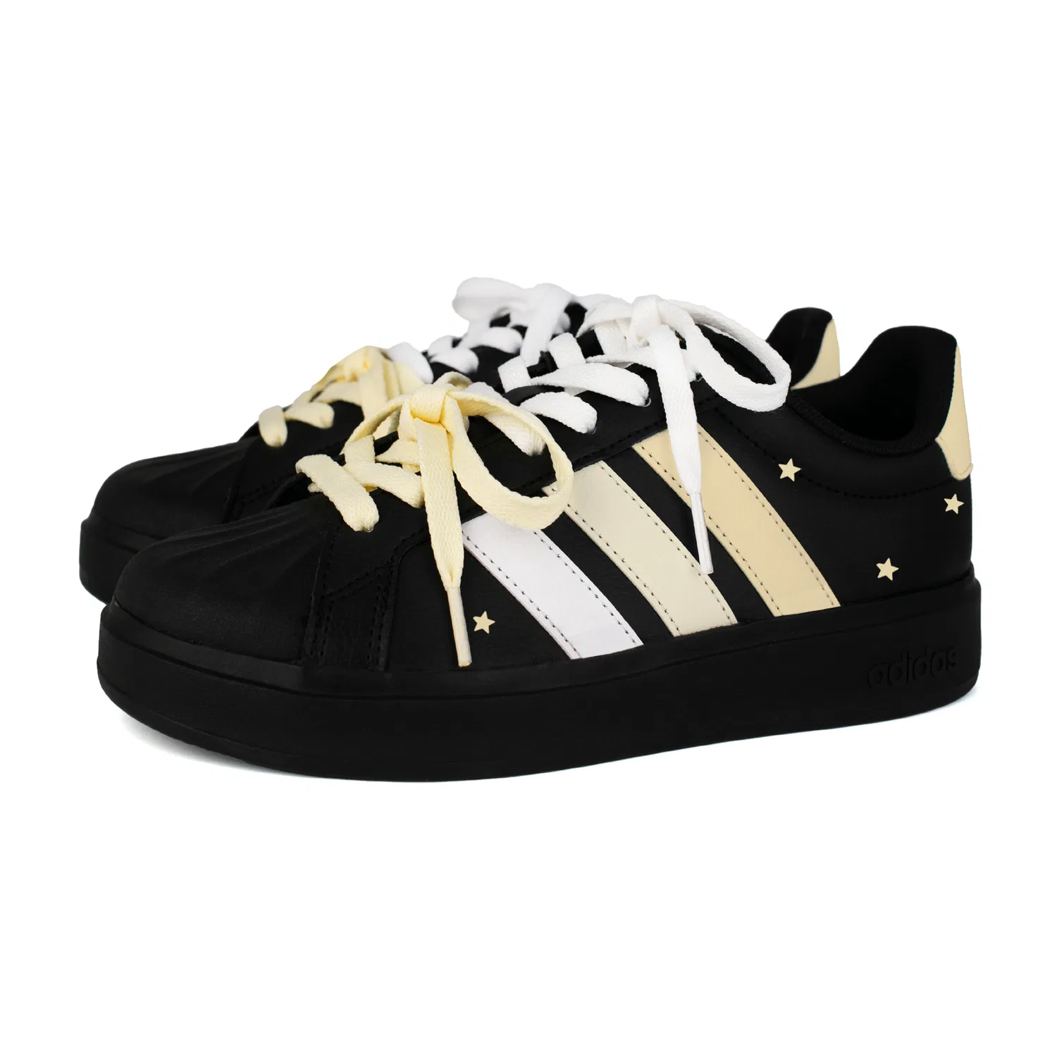 Кроссовки для скейтбординга детские Street Talk, Adidas, Light Yellow — фото 4