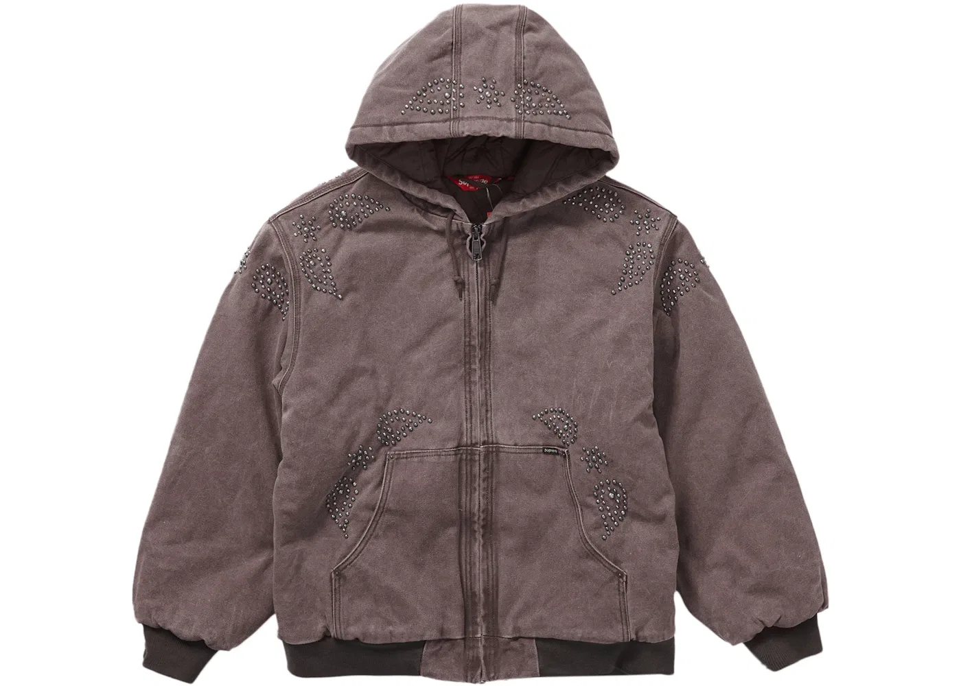 Мужская рабочая куртка с принтом Paisley Supreme, коричневый