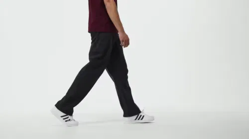 Мужские штаны свободного кроя Trefoil Essentials Open Hem Adidas Originals, черный — фото 2