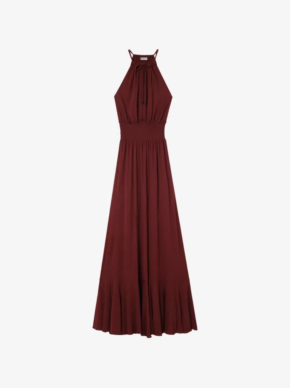 Платье из вискозного джерси Burberry, красный