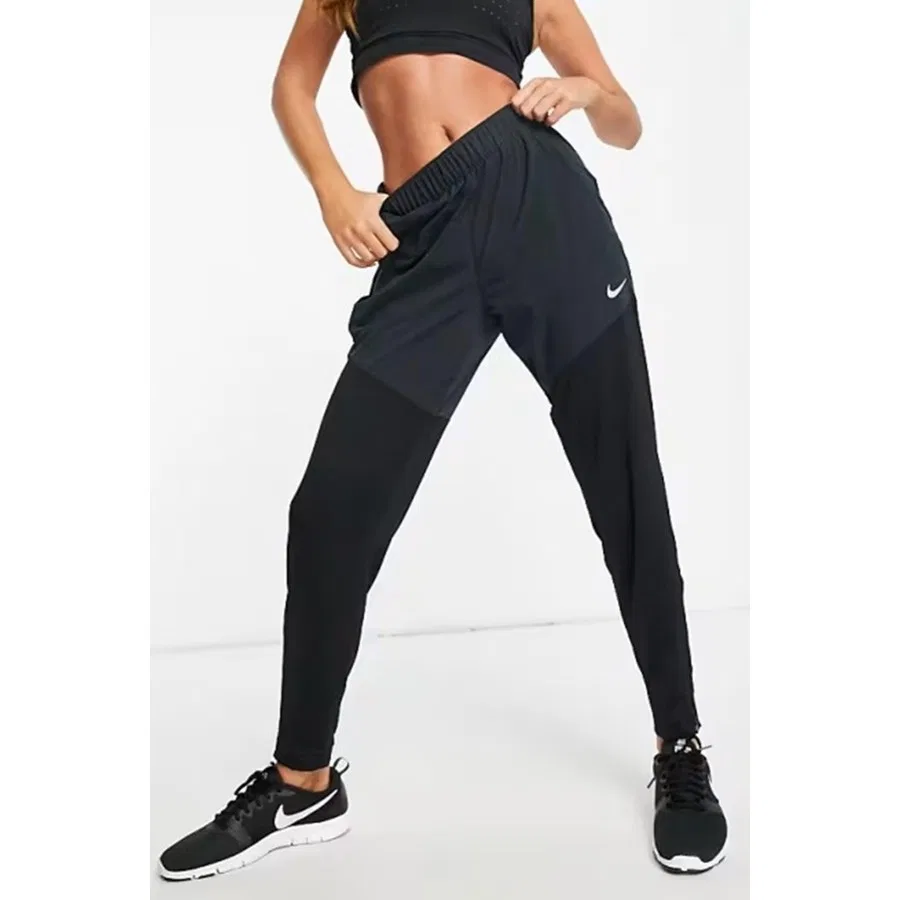 Женские спортивные брюки Nike Dri-FIT Running Walk 7/8, Черный — фото 4