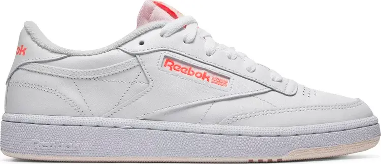 

Кроссовки wmns club c 85 'white orange flare' Reebok, белый