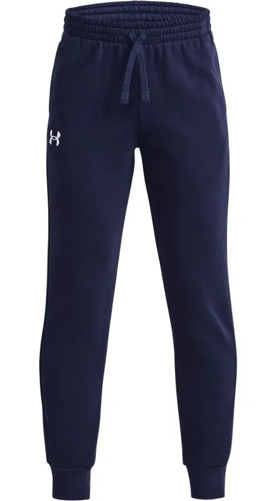 Штаны детские спортивные с логотипом UA Rival Fleece Joggers Under Armour, синий