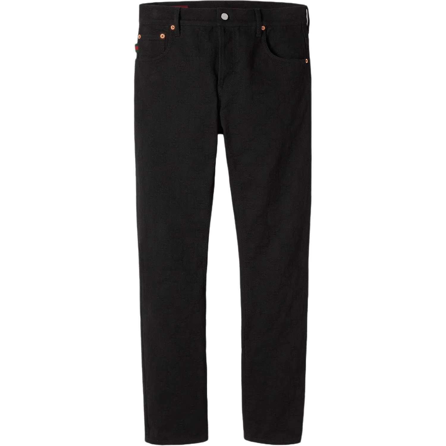Мужские повседневные брюки GUCCI, прямой крой, Black
