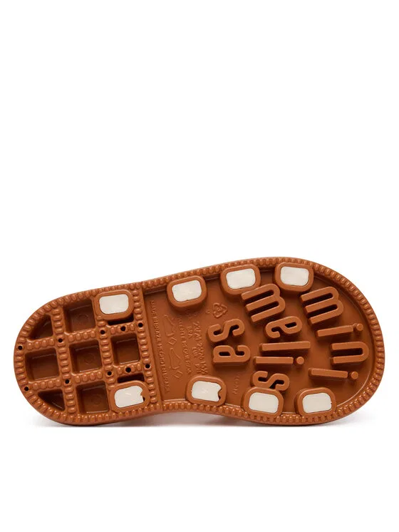 Сандалии Mini Melissa Hip Bloomy Bb Melissa, коричневый — фото 4
