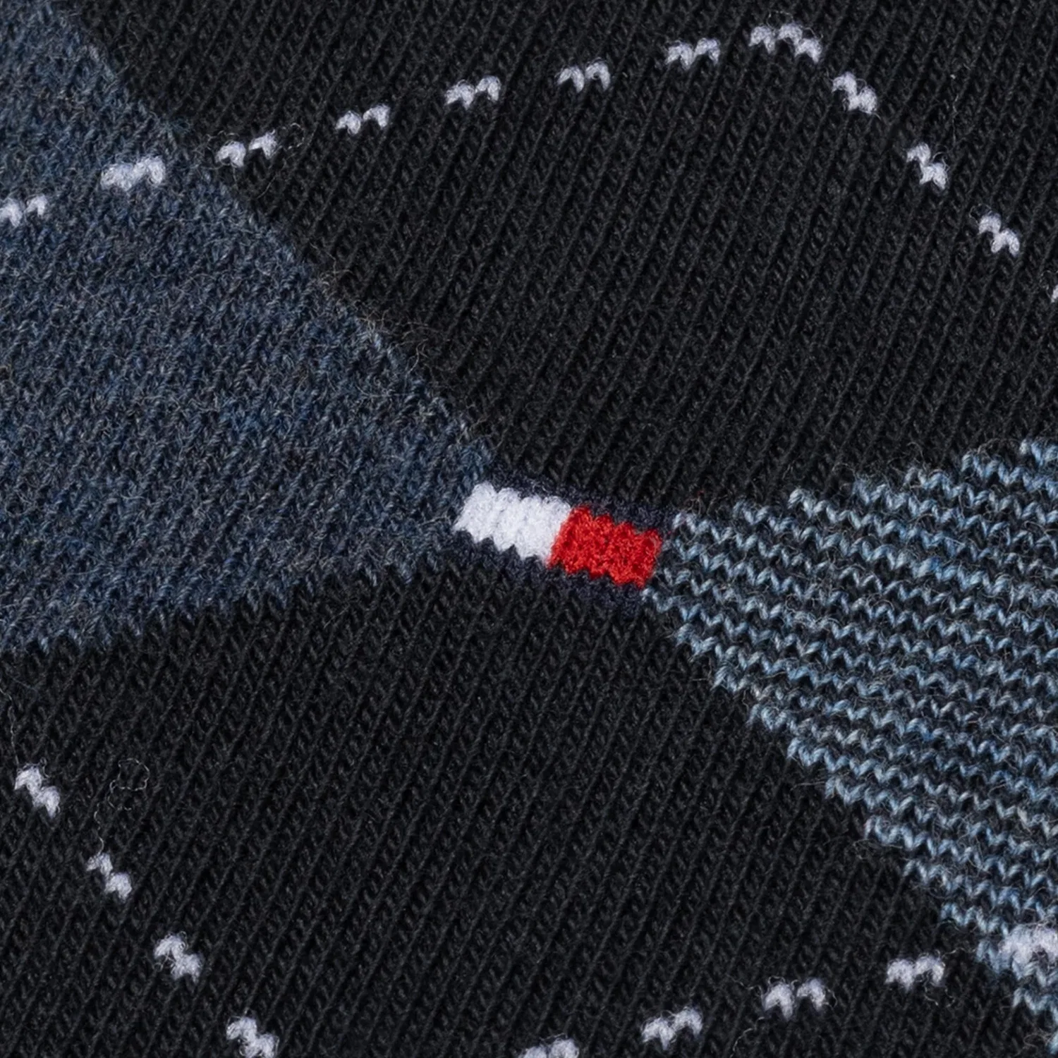 Мужские носки с классическим узором Argyle Tommy Hilfiger, Dark Navy — фото 3