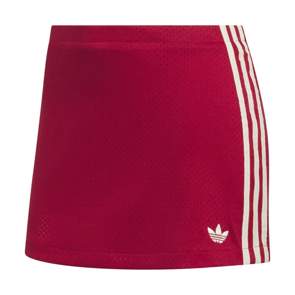 Женская юбка из сетки с шортами Texas A&M Aggies Adidas Originals, Red — фото 3