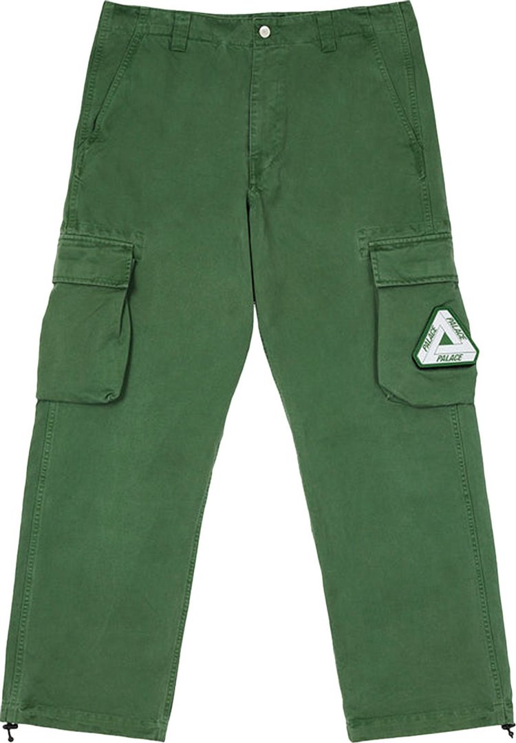 

Брюки Palace Garment Dyed Cargo Trouser 'Olive', зеленый