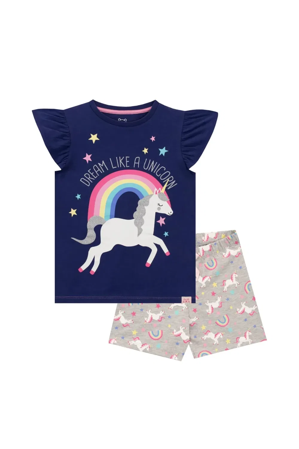 Детские пижамные шорты Dream like a Unicorn Harry Bear, Grey