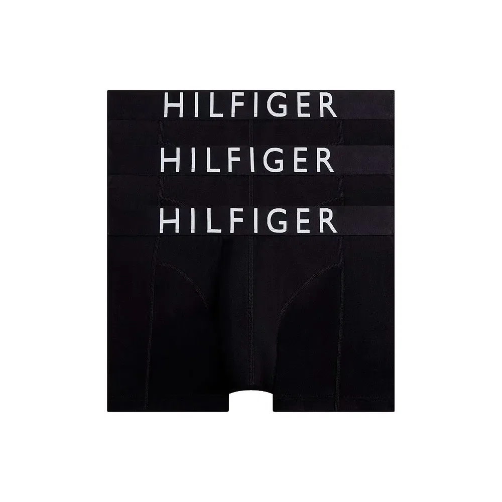 Боксеры трусы 3 шт Tommy Hilfiger, черный