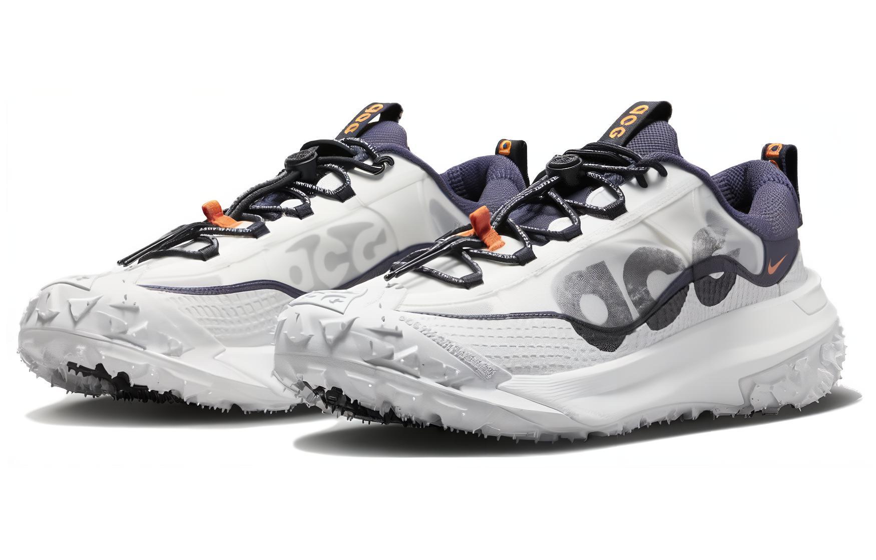 Кроссовки Nike ACG Mountain Fly 2 Low, белый/серый — фото 3