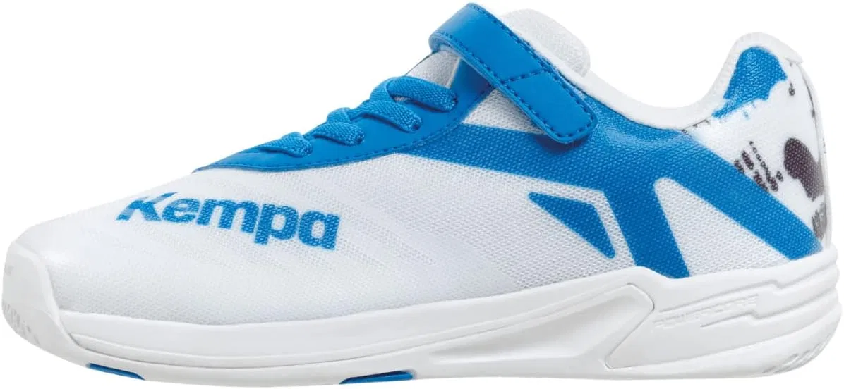 Детские кроссовки для гандбола Wing 2.0 Kempa, White Blue — фото 3