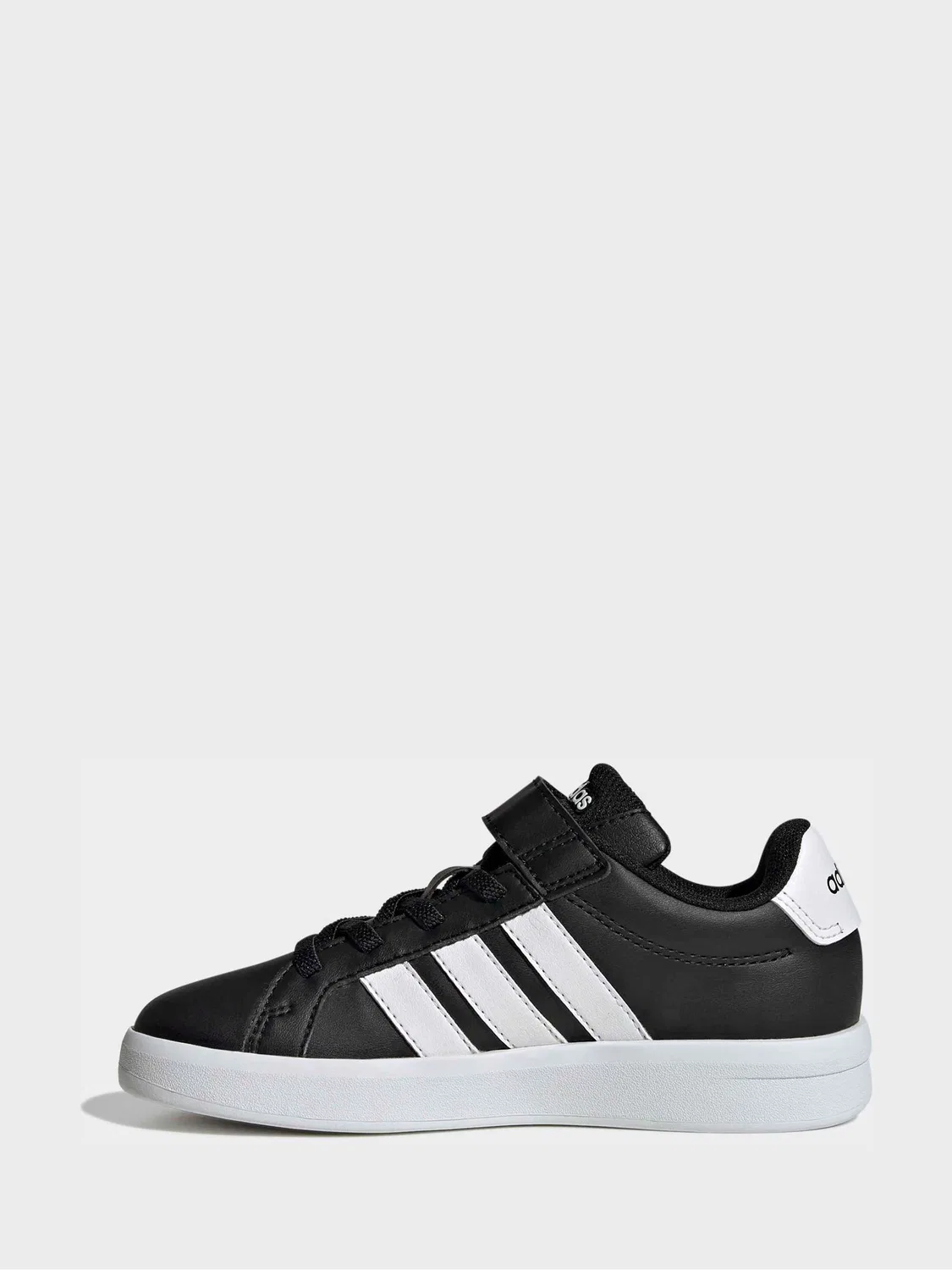 Кроссовки детские Grand Court 3.0 adidas, черно-белые — фото 2