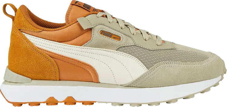 

Кроссовки Puma Rider FV Colorblock - Pebble Grey Desert Tan, серый