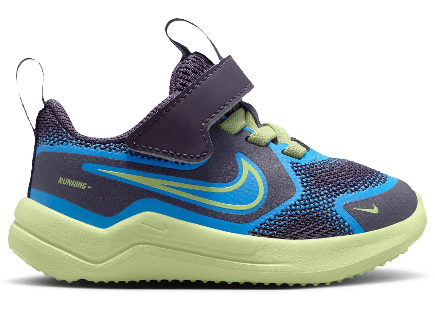 Детские кроссовки беговые Nike Cosmic Runner Nike, Dark Raisin/University Blue/White/Light Liquid Lime