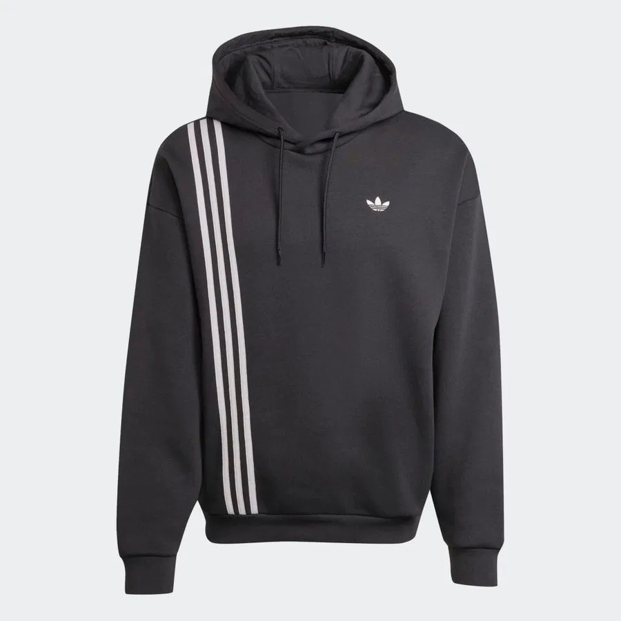 Свитшот спортивный с капюшоном Front St Hd adidas, Черный