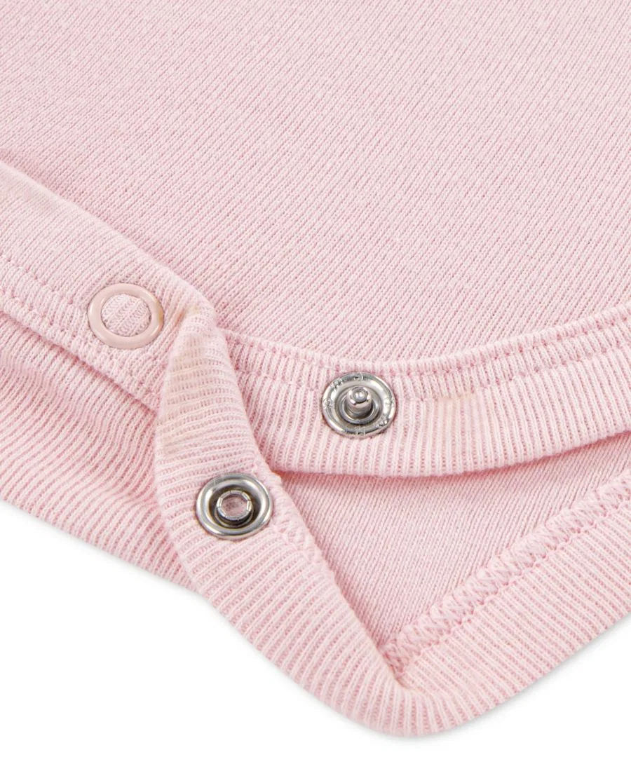 Комплект из боди и леггинсов с флаттер-рукавами, модель 2-Piece Set abercrombie kids, Pink White — фото 4