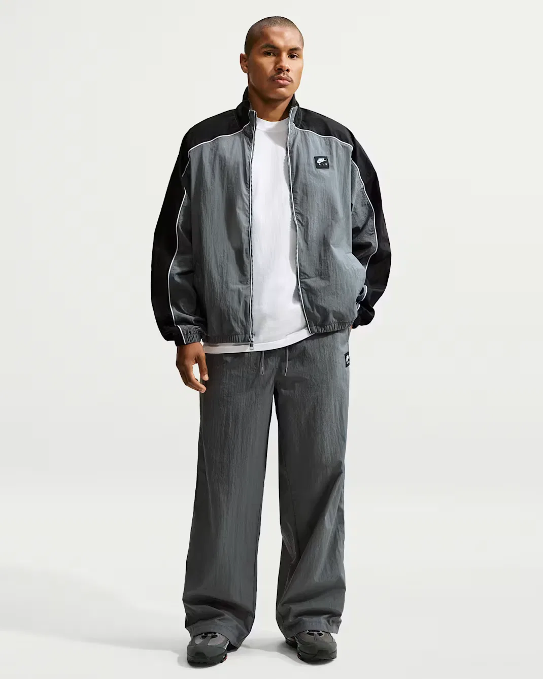 Мужские тканые спортивные брюки Nike Air, Smoke Grey/Black