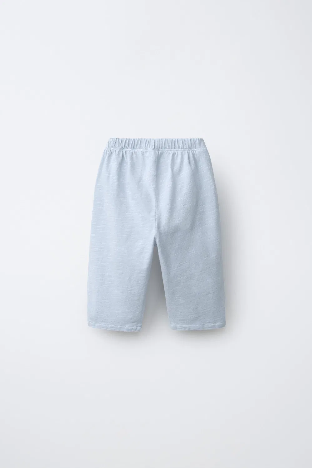 Брюки из комбинированной ткани ZARA, Bluish — фото 2