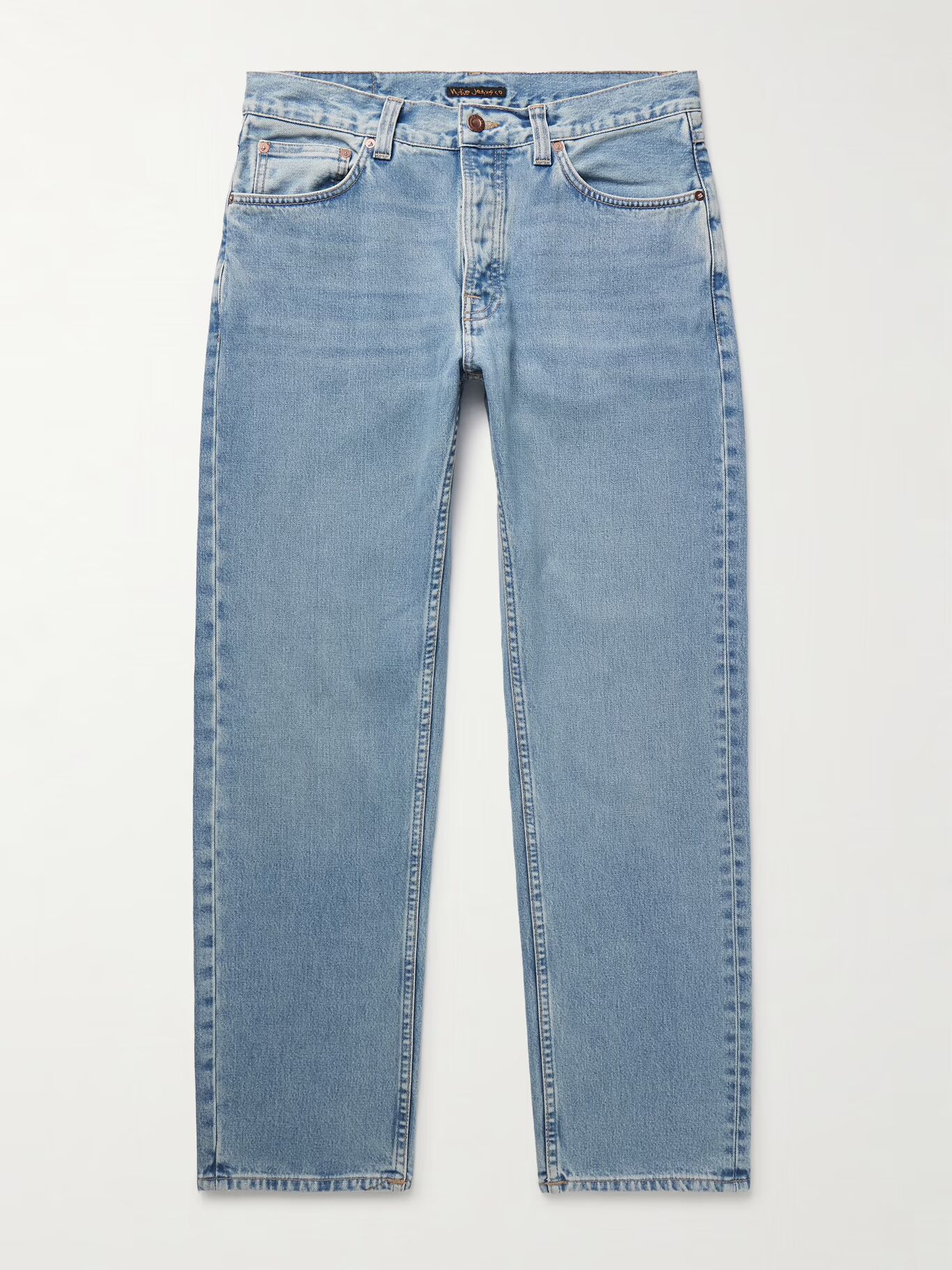 

Джинсы Rad Rufus Straight-Leg Organic NUDIE JEANS, синий