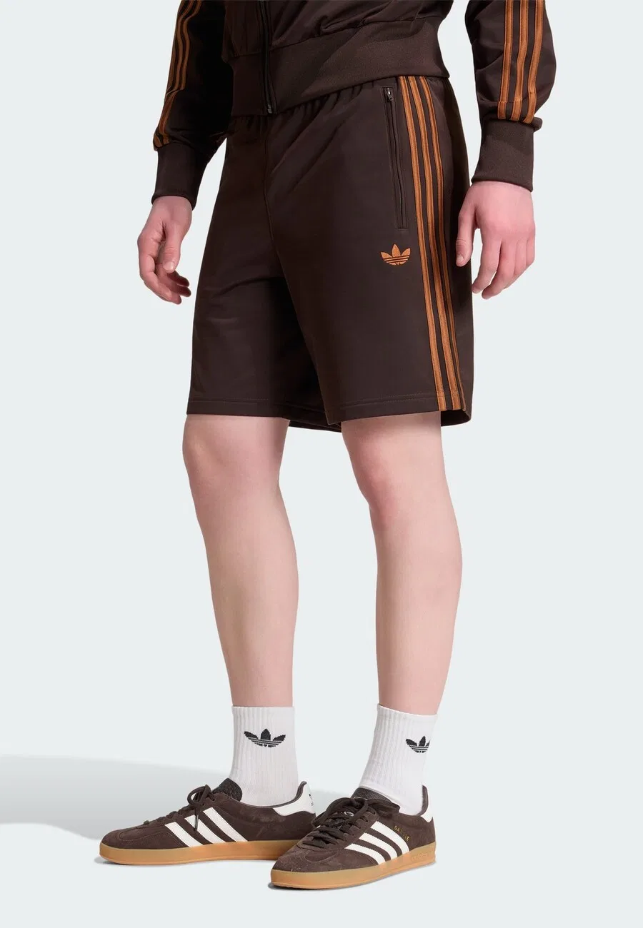 Шорты ADIDAS ORIGINALS Regular Pants 'Firebird' коричневого и коньячного цвета — фото 2