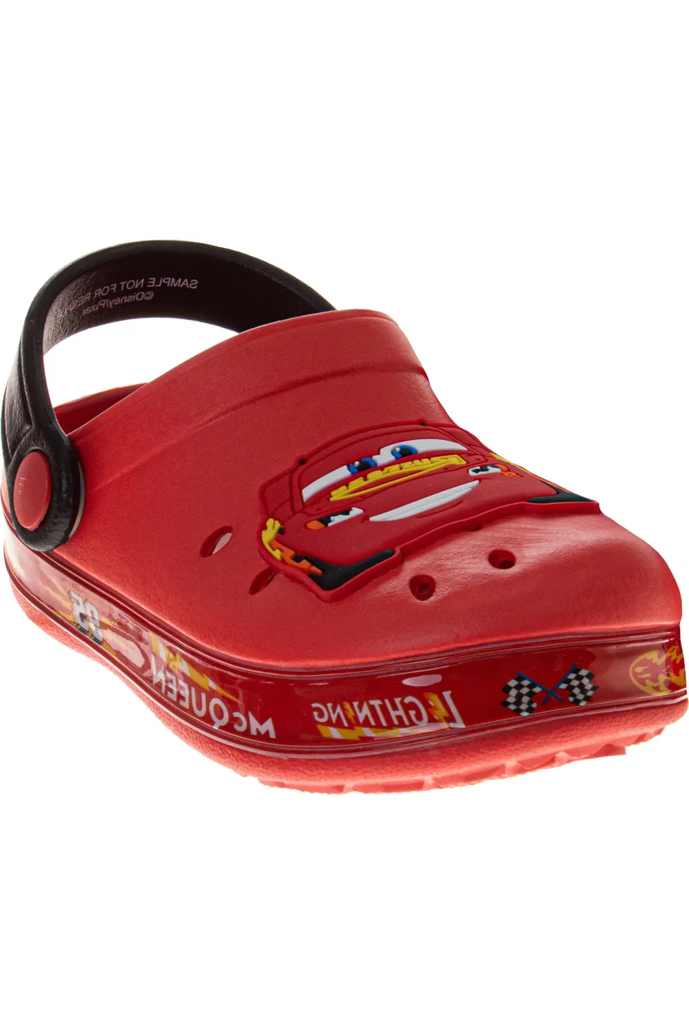 Детские сандалии-клоги с Lightning McQueen Cars Disney, красный