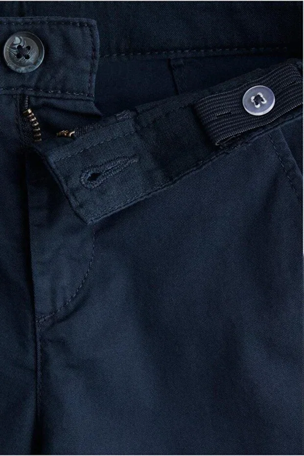 Детские брюки для мальчиков с регулируемой талией Perendi, Navy Blue — фото 2