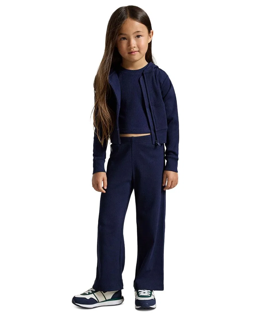 Детский худи с капюшоном на молнии, боксовый крой Polo Ralph Lauren, Refined Navy — фото 2