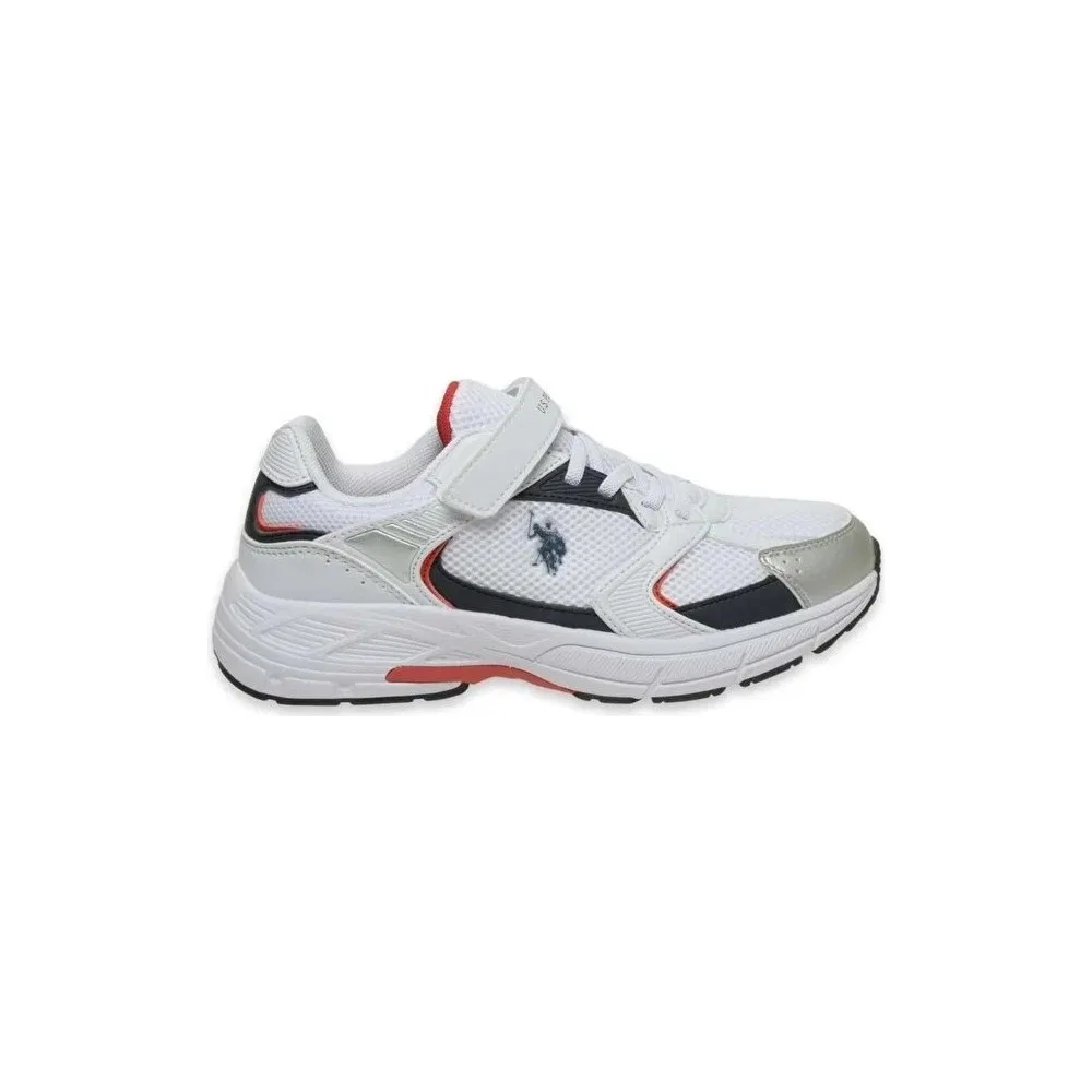 Детские кроссовки для мальчиков U.S. Polo Assn. Felix Jr 4 Fx, White Navy Red