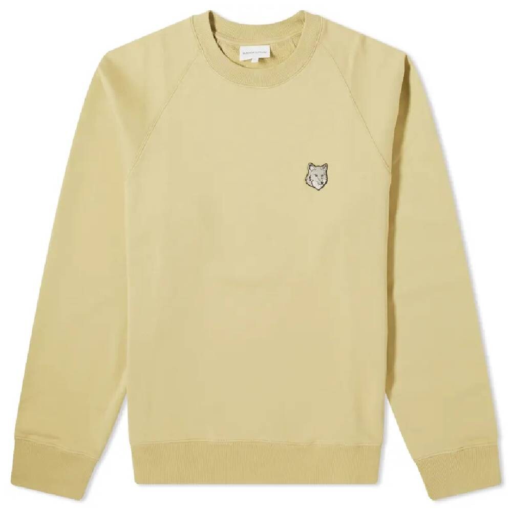 

Толстовка Maison Kitsune Bold Fox Head Patch, желтый