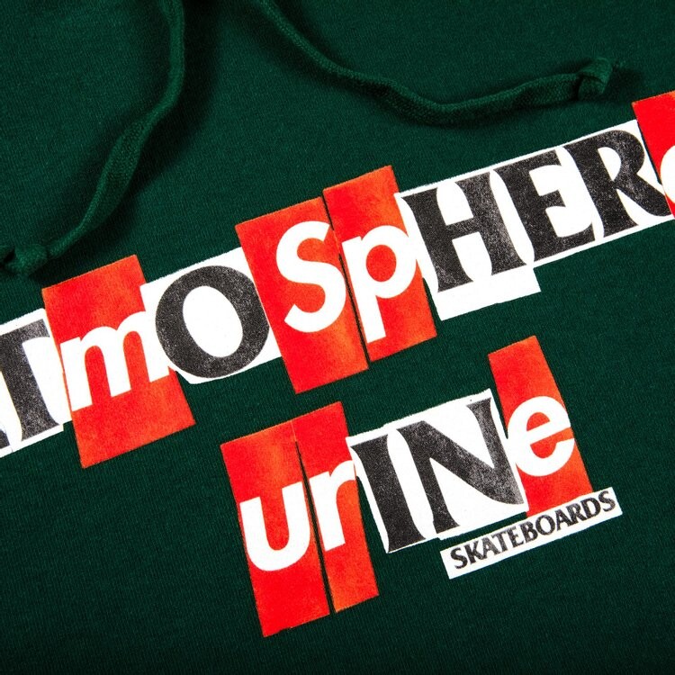 Толстовка Supreme x ANTIHERO Hooded Sweatshirt 'Dark Green', зеленый — фото 3