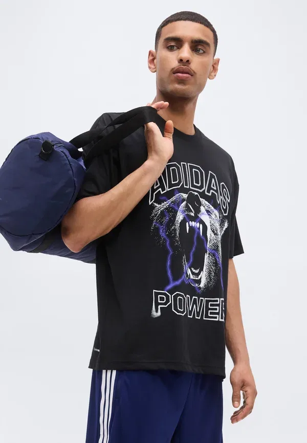 Спортивные шорты Workout Essentials Base 3 Stripes 9 дюймов Adidas Performance, белый/темно-синий — фото 4