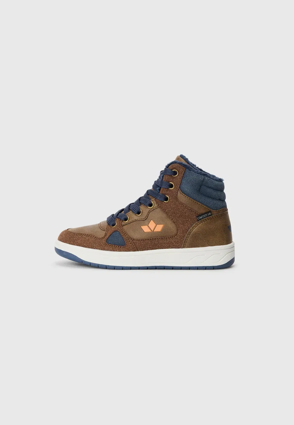 Colden - высокие кроссовки Lico, Brown/Navy/Orange