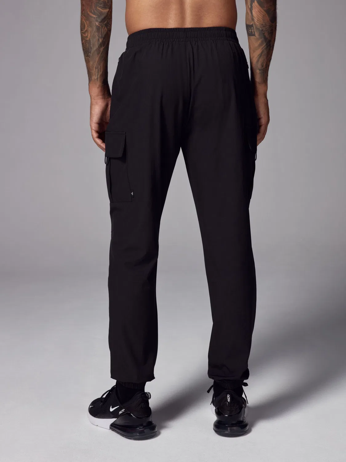 Джоггеры активные карго, Slim Fit Next, черный — фото 4