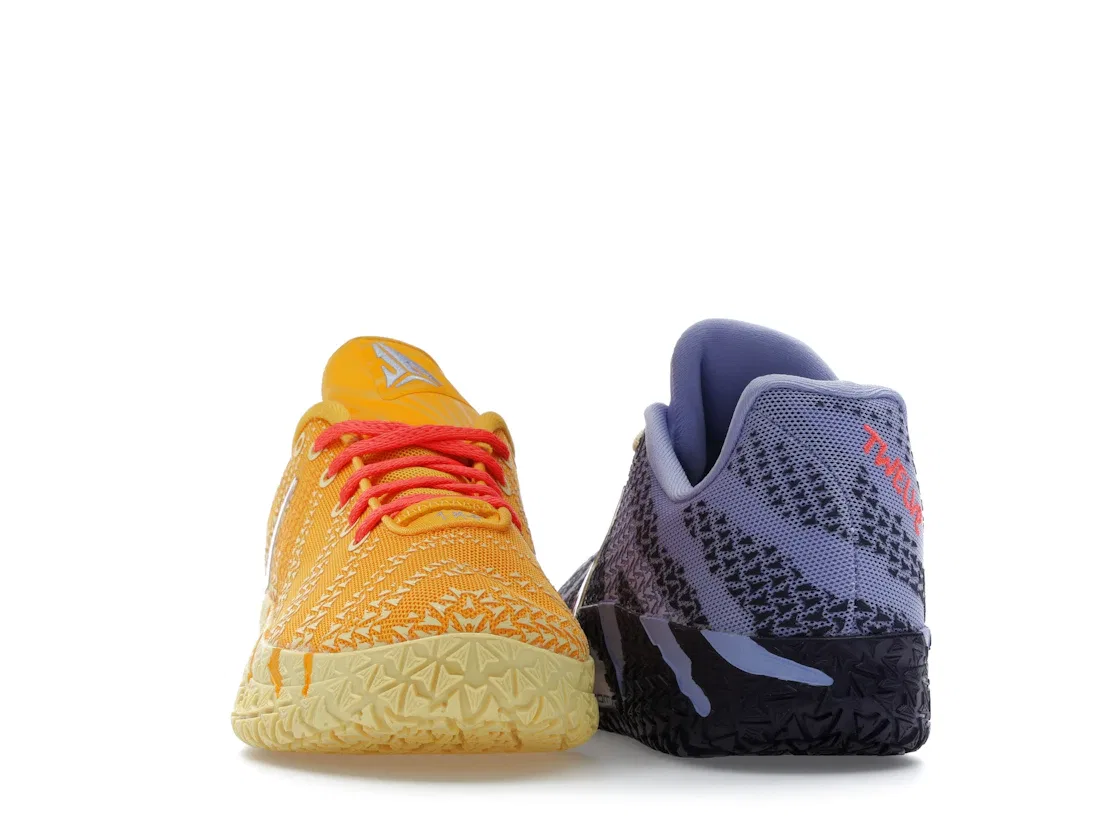 Детские кроссовки Performance с ярким дизайном Nike Ja 3, Soft Yellow/Purple Dynasty/Volt Tint/Light Thistle/Bright Crimson — фото 2