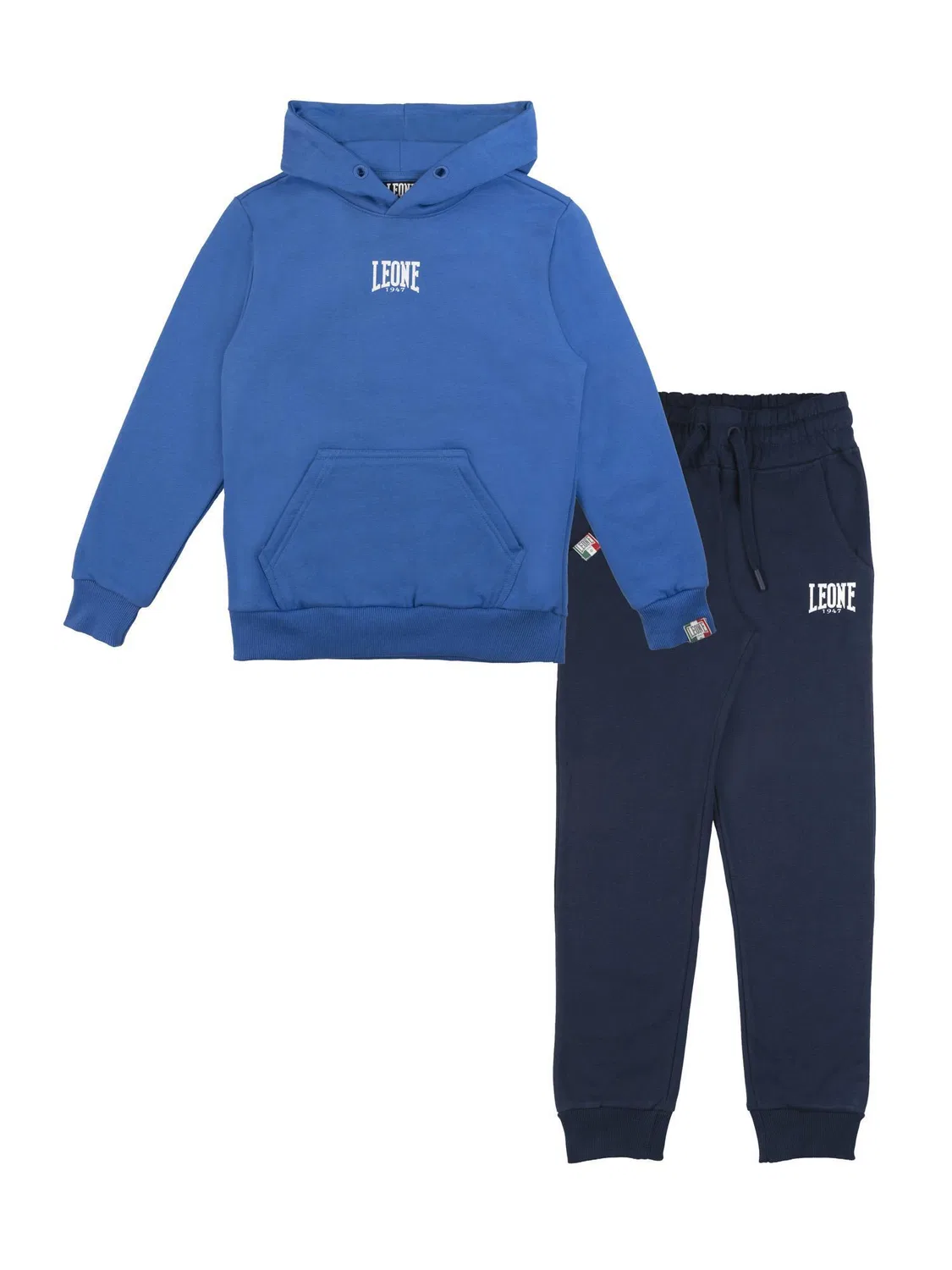 Детский спортивный костюм с капюшоном Leone 1947 Vintage-Winter-Trainingsanzug, Цвет BLAU Leone 1947 Apparel