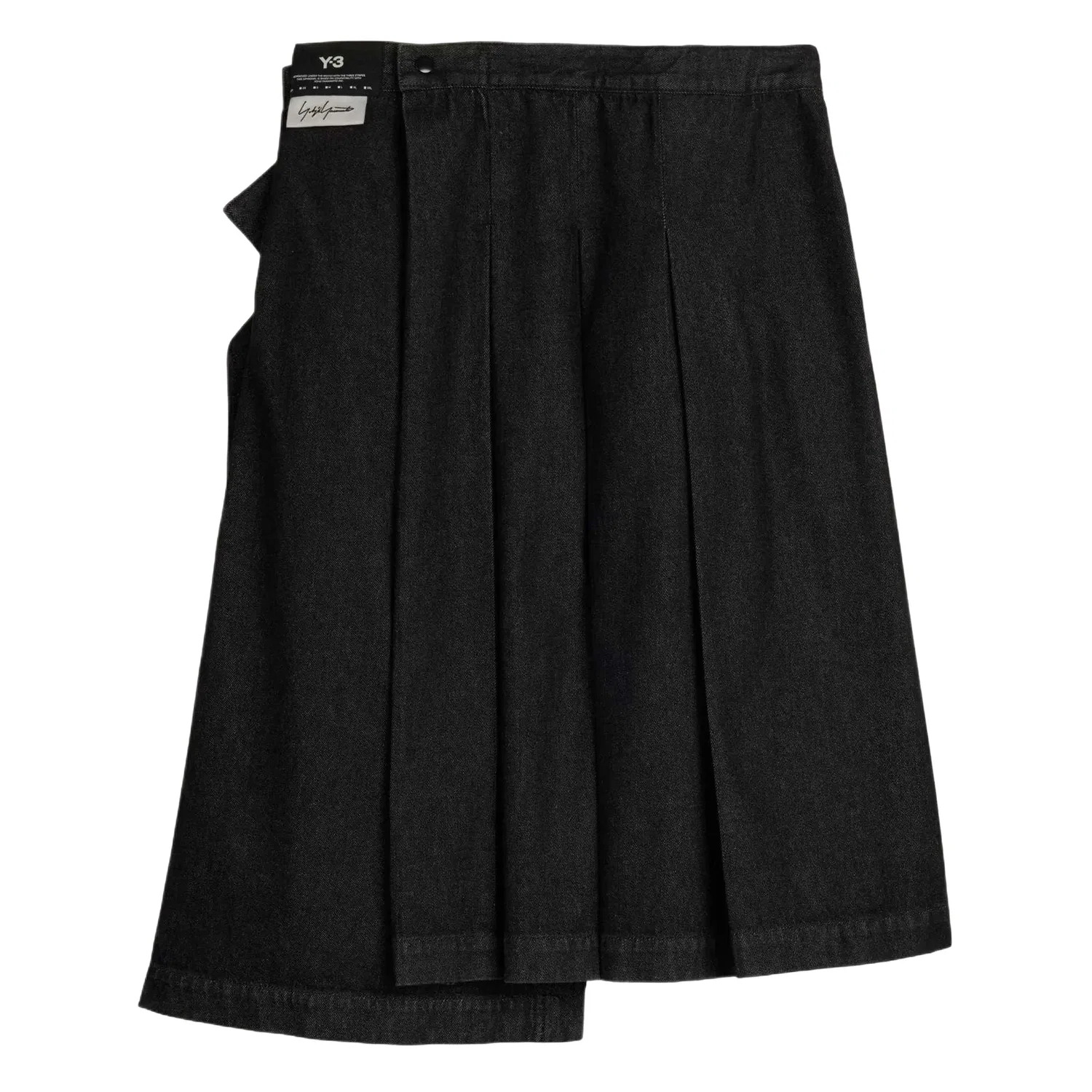 Женская юбка Y-3 Denim Skirt Asia SIzing 'Black' adidas, черный — фото 4